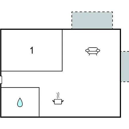 1 Bedroom Beautiful In *
